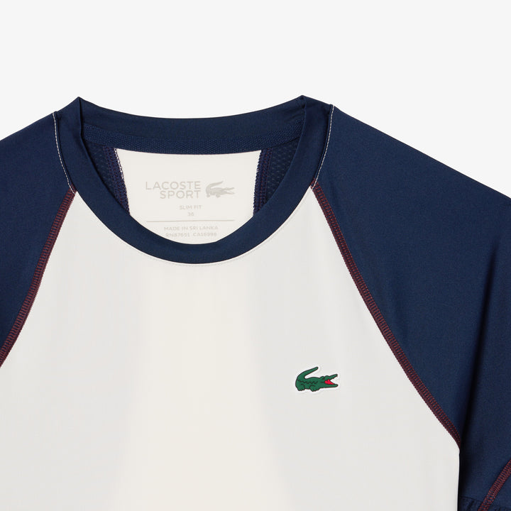 Lacoste Women's Slim Fit Ultra Dry Stretch Sport T-Shirt
