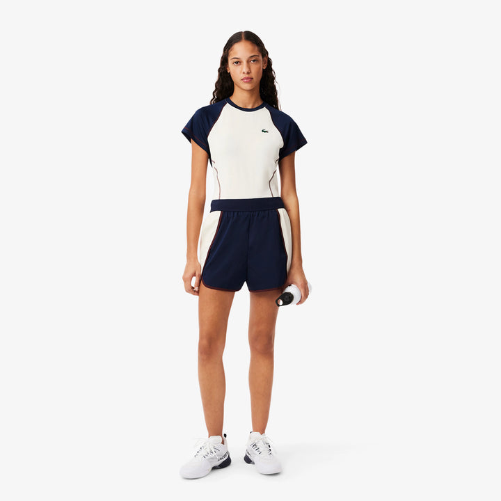 Lacoste Women's Slim Fit Ultra Dry Stretch Sport T-Shirt