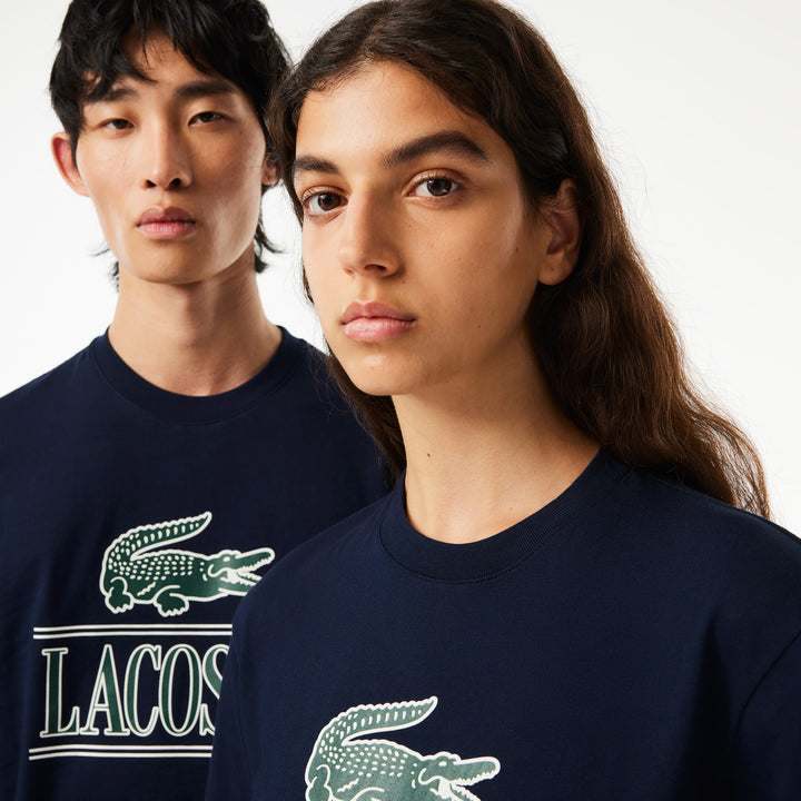 Lacoste Unisex Print Cotton T-Shirt