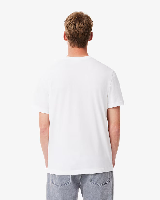 Lacoste Men's Signature Print Cotton T-Shirt