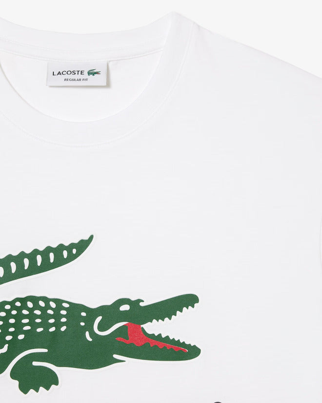 Lacoste Men's Signature Print Cotton T-Shirt