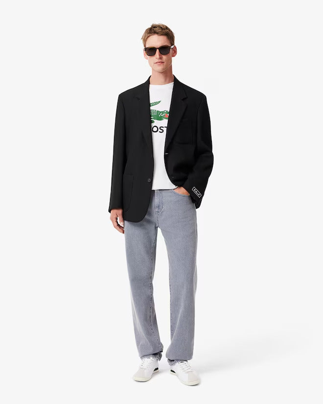 Lacoste Men's Signature Print Cotton T-Shirt