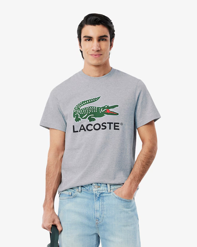 Lacoste Men's Signature Print Cotton T-Shirt