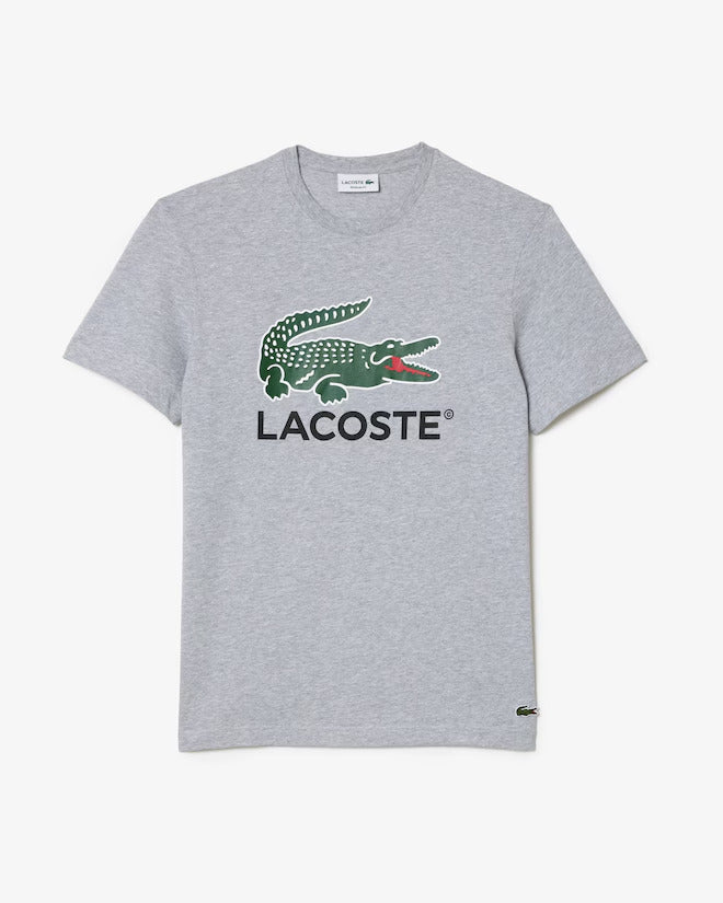 Lacoste Men's Signature Print Cotton T-Shirt