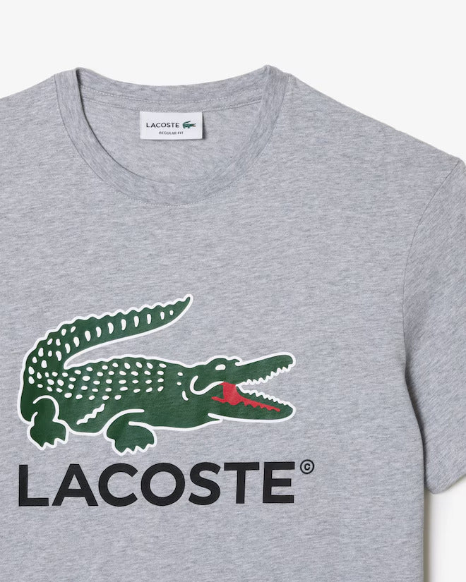 Lacoste Men's Signature Print Cotton T-Shirt