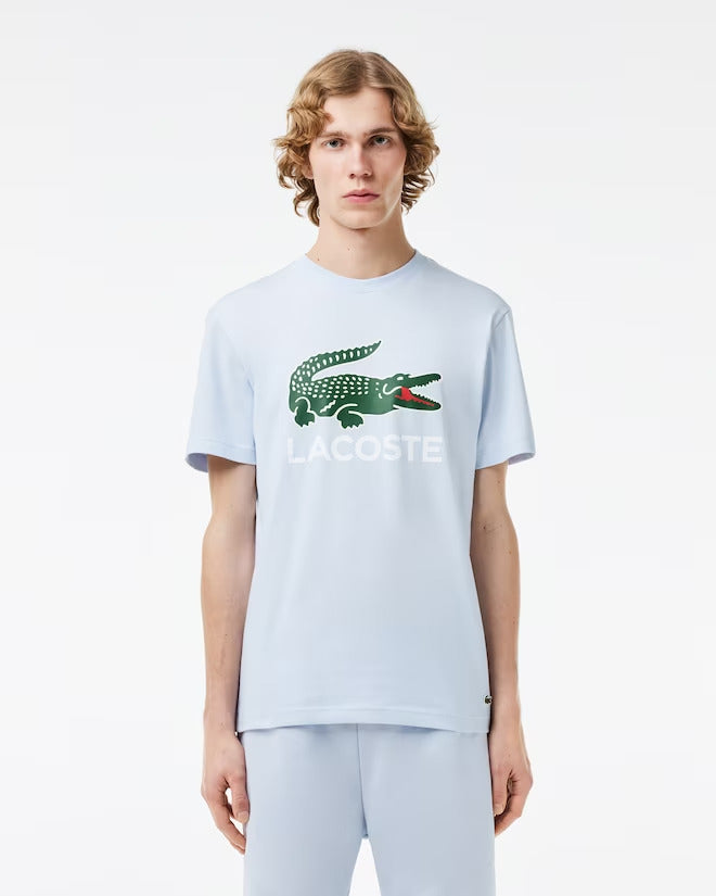 Lacoste Men's Signature Print Cotton T-Shirt