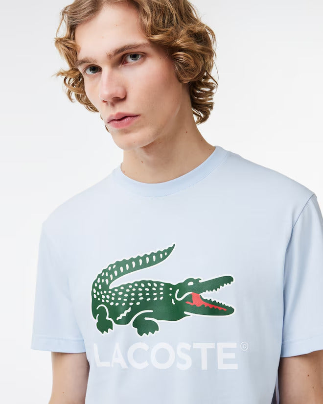 Lacoste Men's Signature Print Cotton T-Shirt
