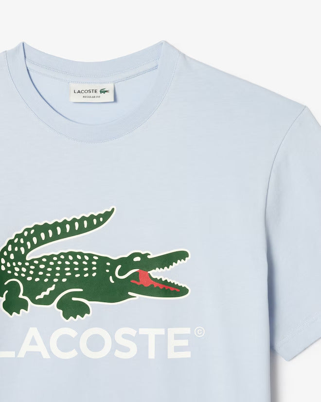 Lacoste Men's Signature Print Cotton T-Shirt