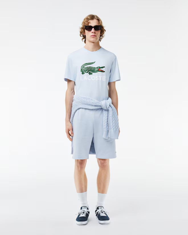 Lacoste Men's Signature Print Cotton T-Shirt