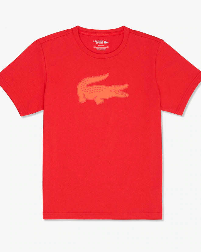 Lacoste Men's Ultra Dry XXL Logo Sport T-Shirt