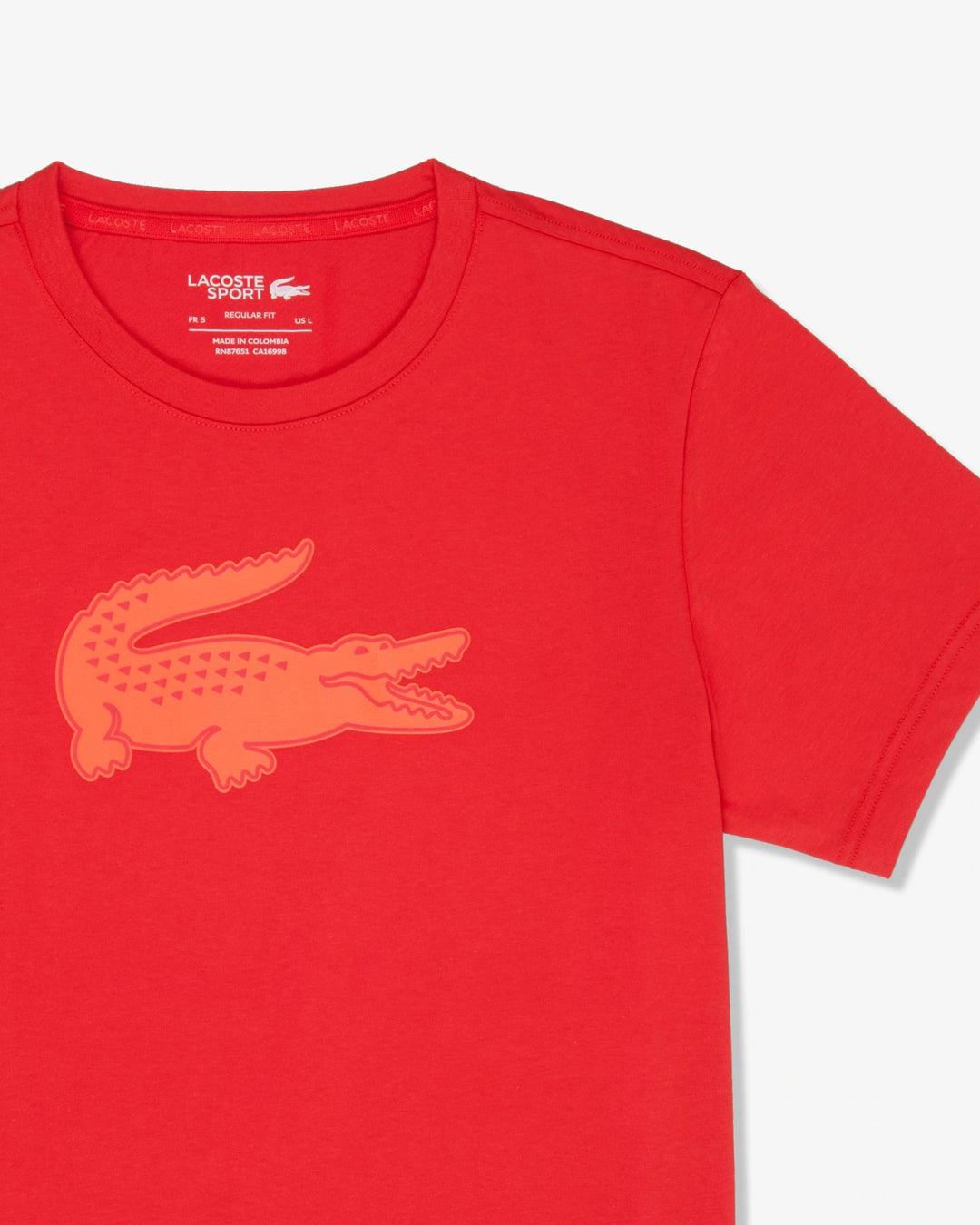 Lacoste Men's Ultra Dry XXL Logo Sport T-Shirt