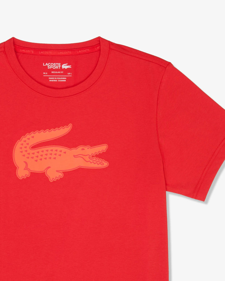 Lacoste Men's Ultra Dry XXL Logo Sport T-Shirt