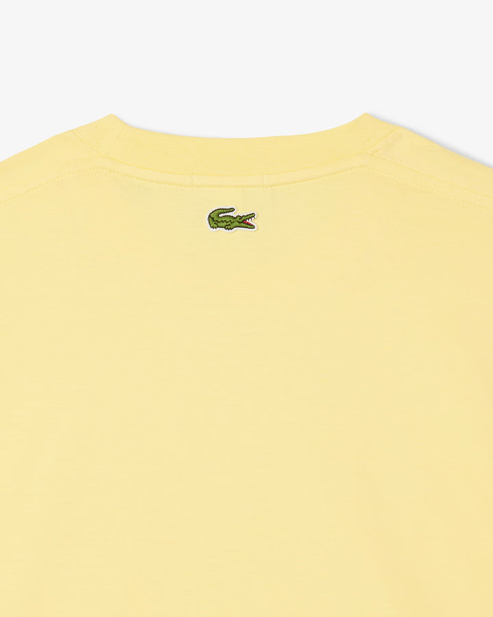 Lacoste Unisex Signature Print Cotton T-Shirt