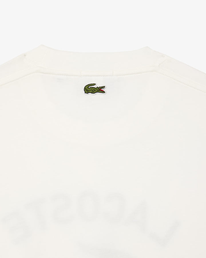Lacoste Unisex Signature Print Cotton T-Shirt