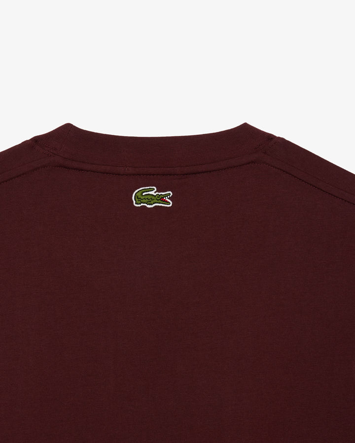 Lacoste Unisex Signature Print Cotton T-Shirt