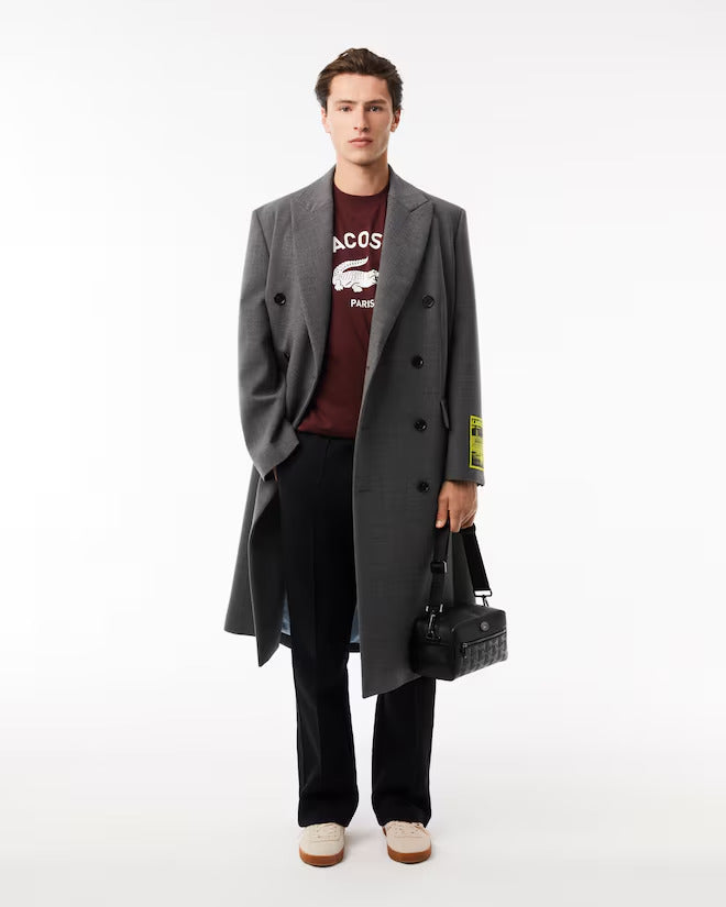 Lacoste Unisex Signature Print Cotton T-Shirt