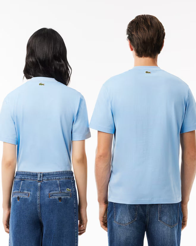 Lacoste Unisex Signature Print Cotton T-Shirt