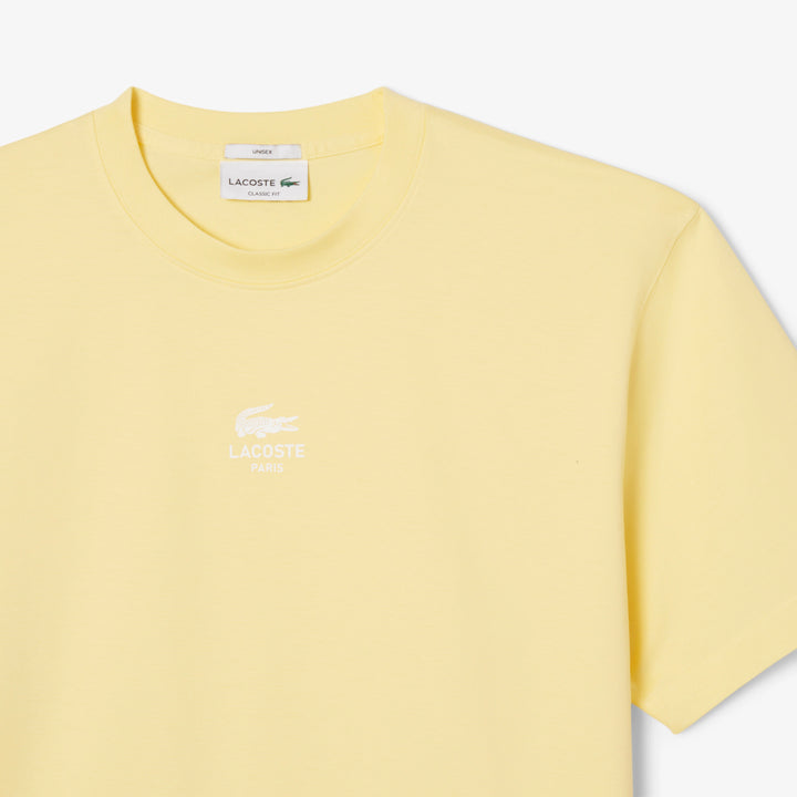 Lacoste Unisex Signature Print Cotton T-Shirt