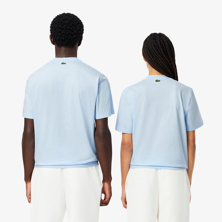 Lacoste Unisex Signature Print Cotton T-Shirt
