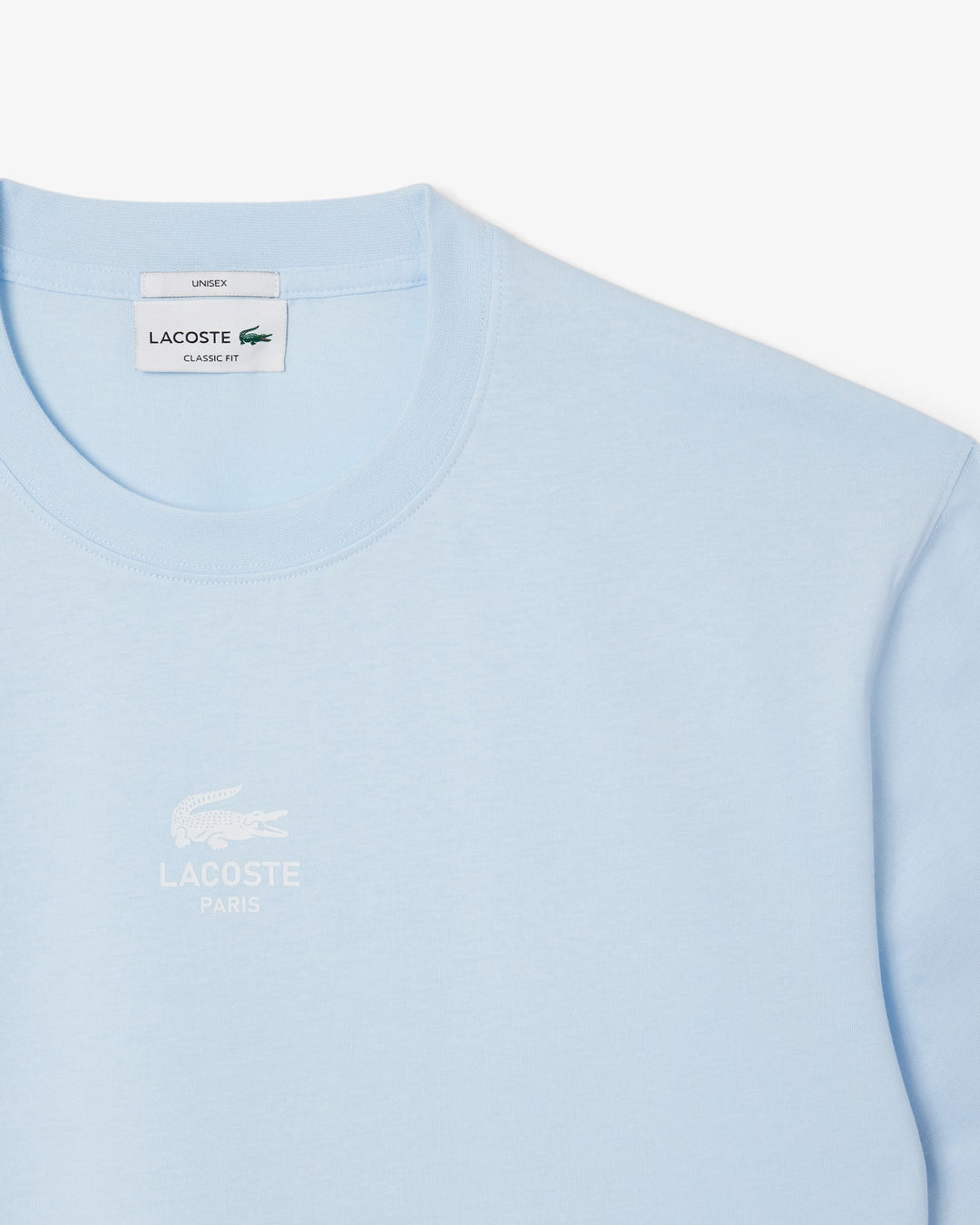 Lacoste Unisex Signature Print Cotton T-Shirt