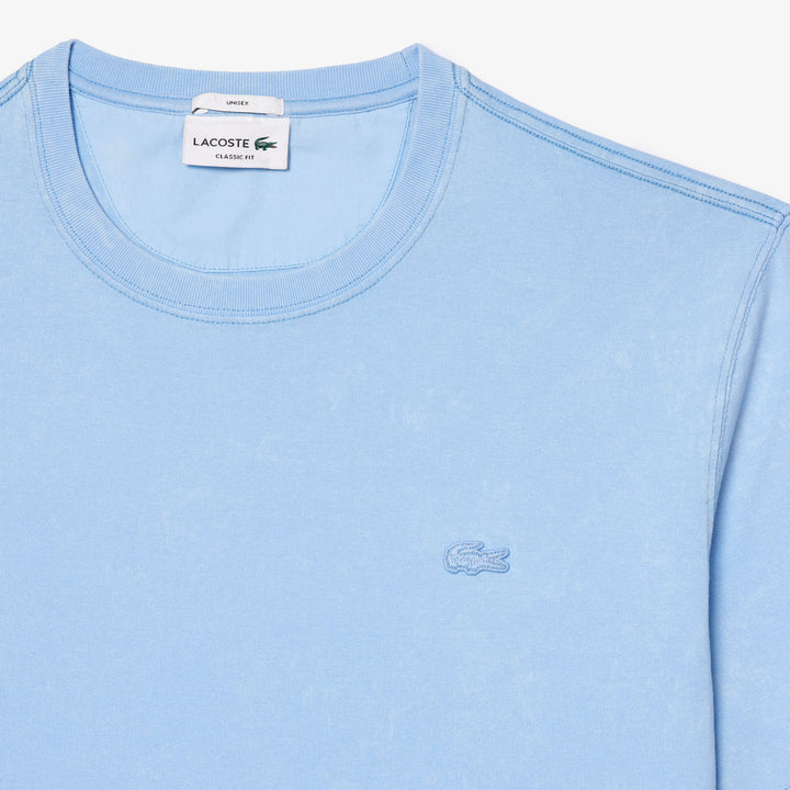 Lacoste Unisex Washed Effect Heavy Cotton T-Shirt