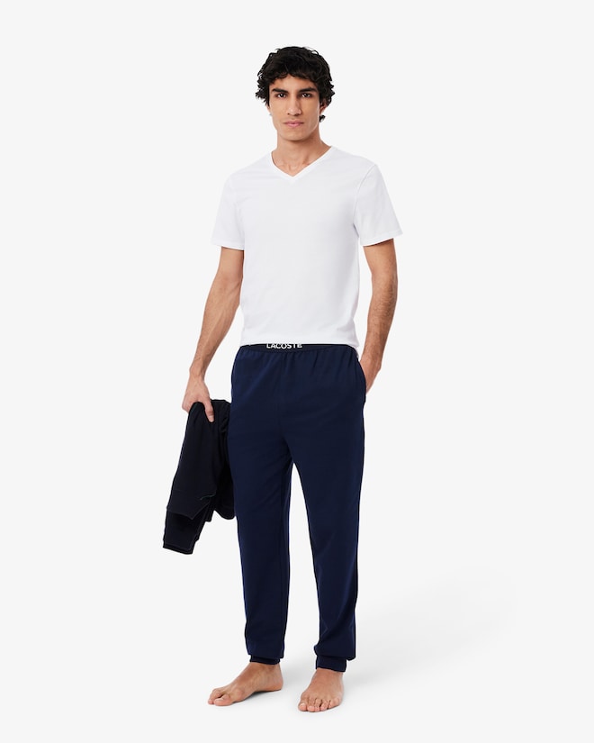 Lacoste Men's 5-Pack Slim Fit Lounge T-Shirts