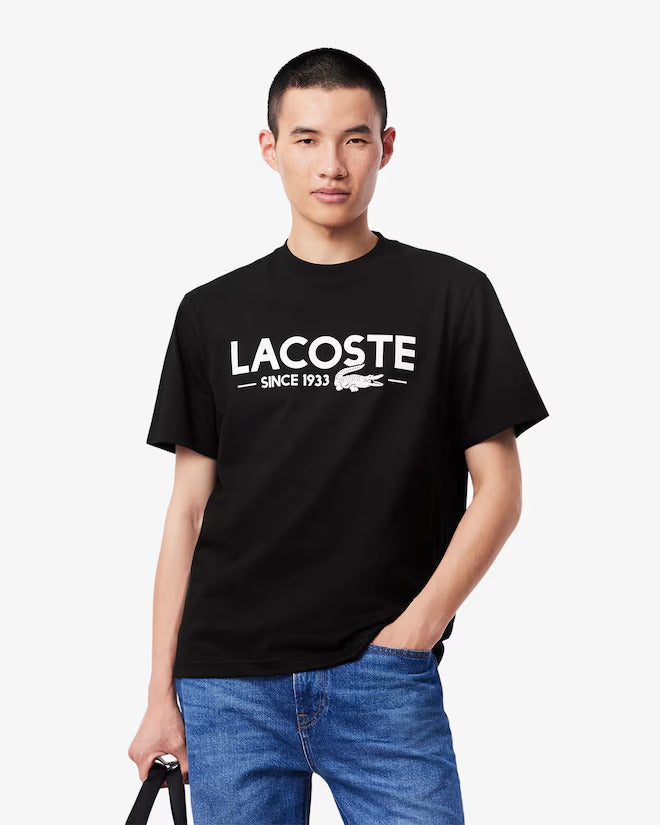 Lacoste Men's Printed Cotton T-Shirt