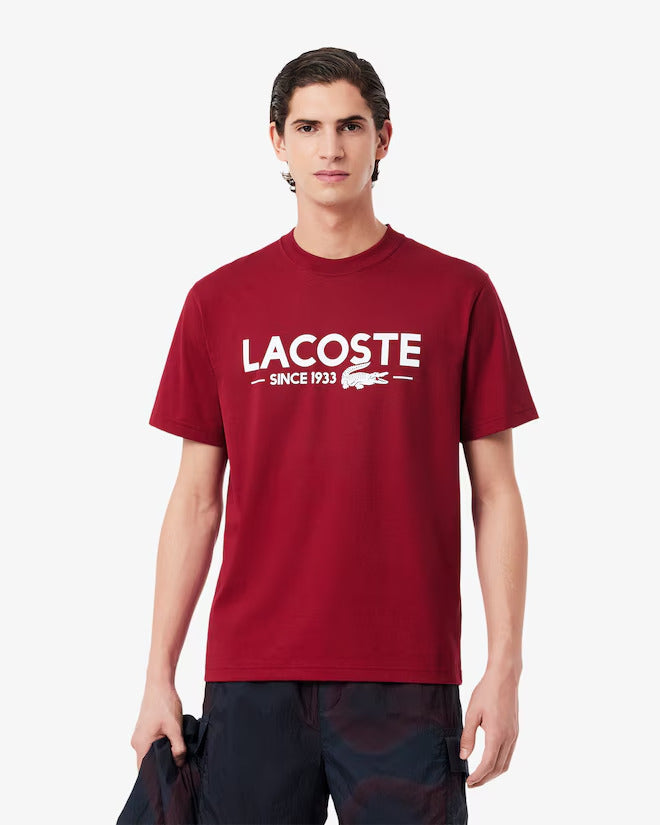 Lacoste Men's Printed Cotton T-Shirt