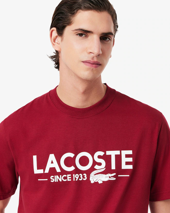 Lacoste Men's Printed Cotton T-Shirt