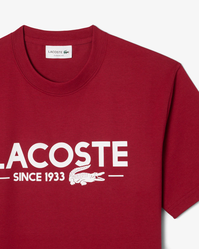 Lacoste Men's Printed Cotton T-Shirt
