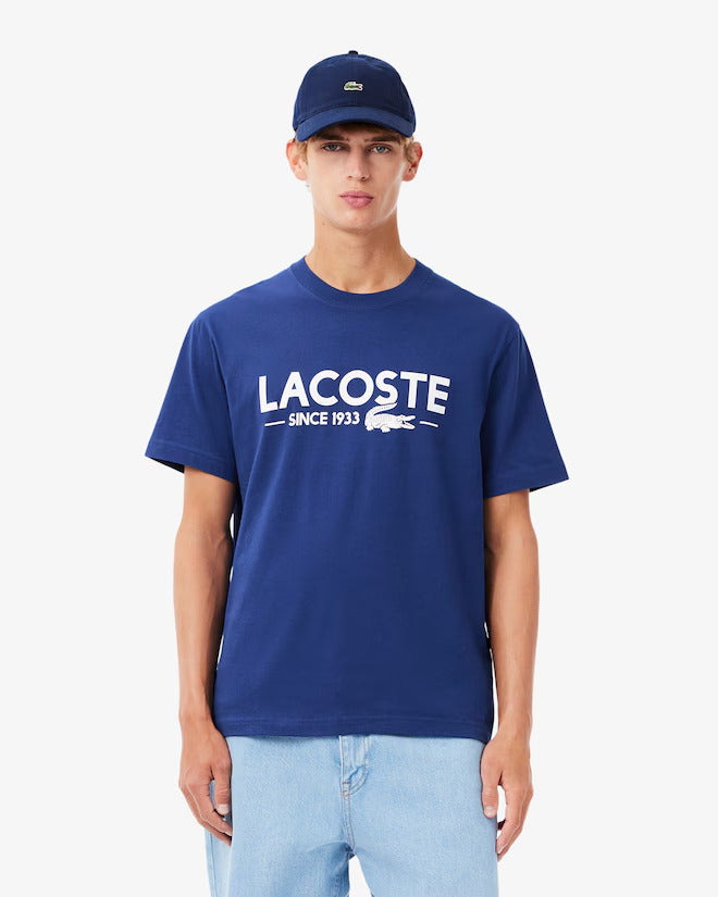Lacoste Men's Printed Cotton T-Shirt