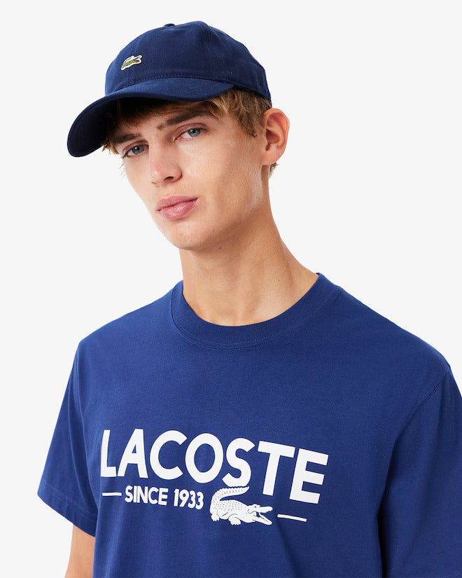 Lacoste Men's Printed Cotton T-Shirt