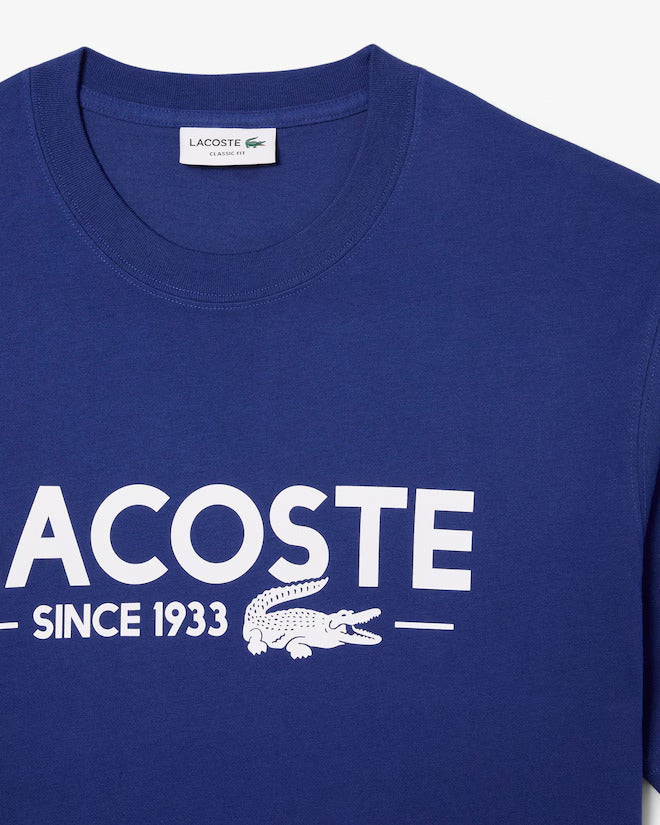 Lacoste Men's Printed Cotton T-Shirt