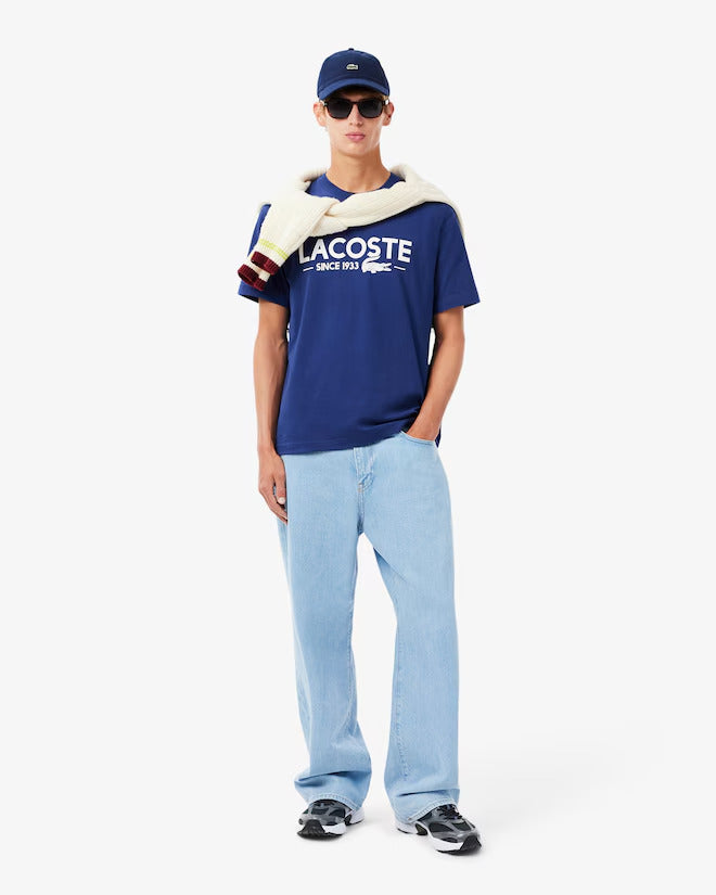 Lacoste Men's Printed Cotton T-Shirt