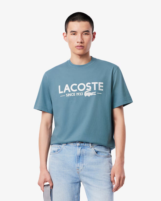 Lacoste Men's Printed Cotton T-Shirt