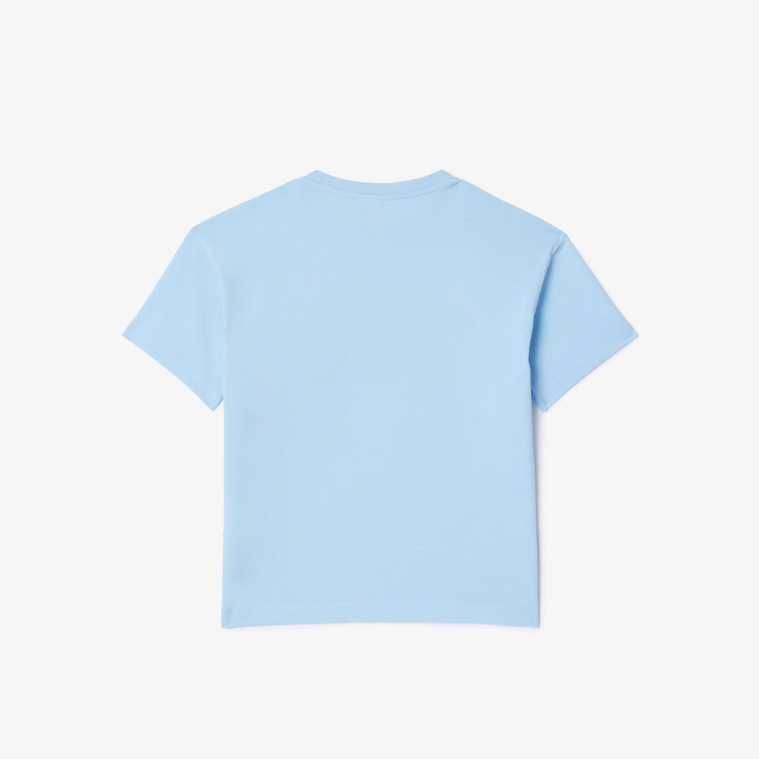 Lacoste Kids' Crocodile Print Cotton T-Shirt