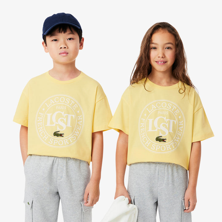 Lacoste Kids' Contrast Badge Cotton T-Shirt