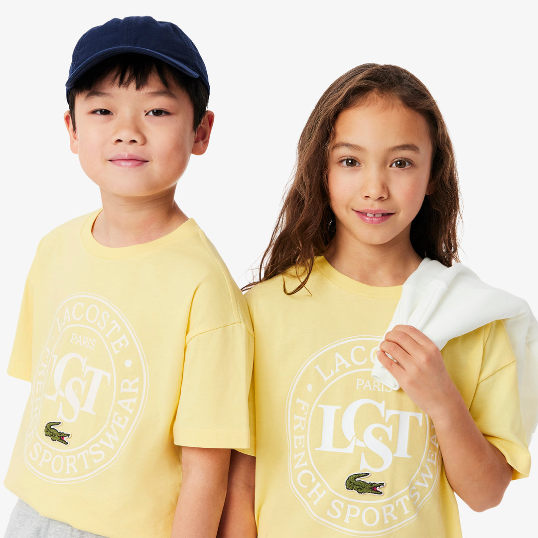 Lacoste Kids' Contrast Badge Cotton T-Shirt