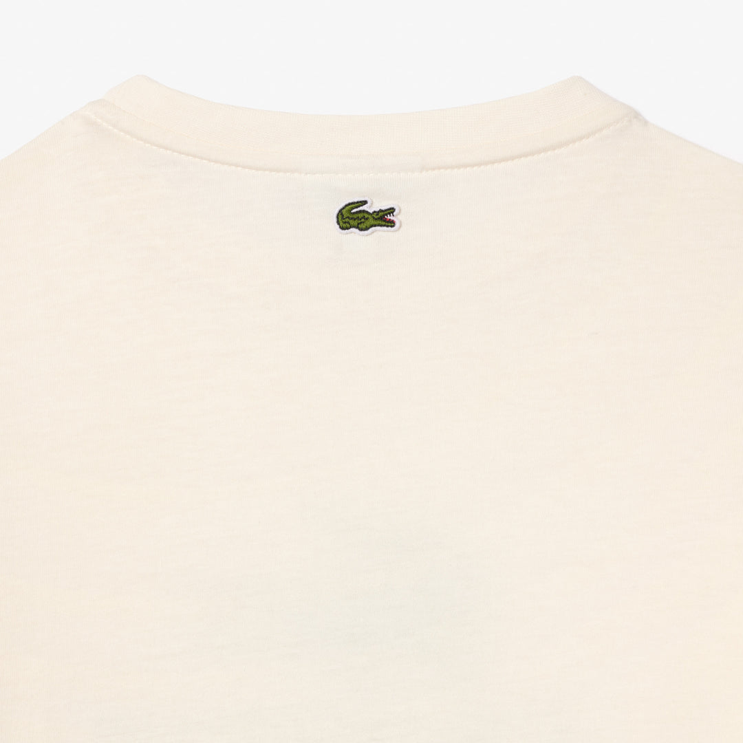 Lacoste Kids' Crocodile Print Cotton T-Shirt