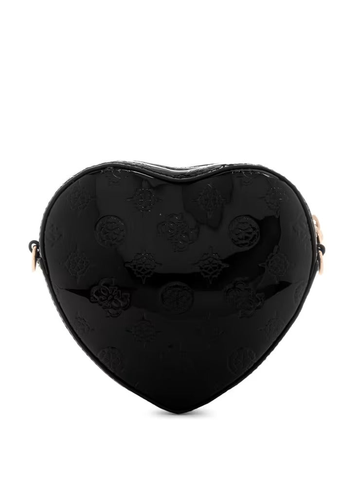 Guess Arnela Debossed Logo Mini Heart Bag