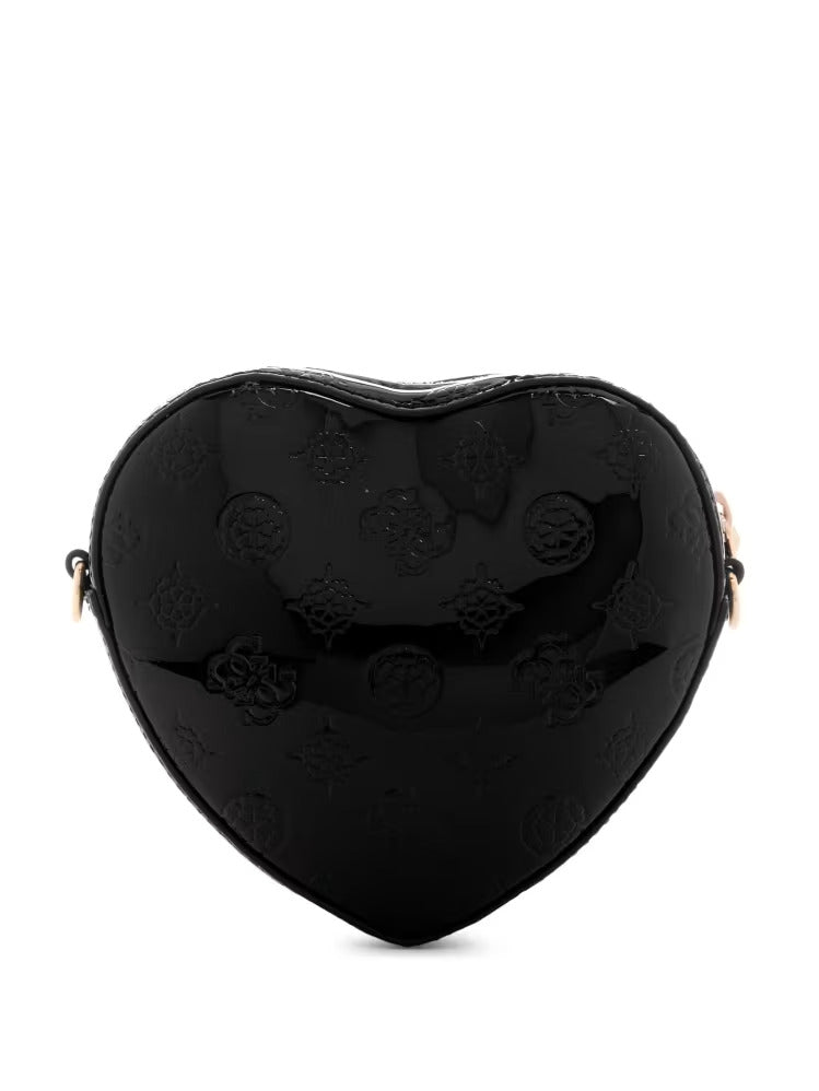 Guess Arnela Debossed Logo Mini Heart Bag
