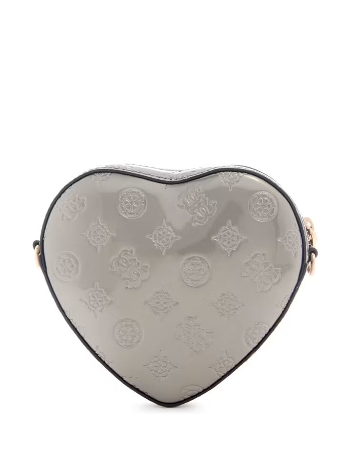 Guess Arnela Debossed Logo Mini Heart Bag