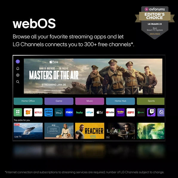 LG 75QNED80TUC LG 75 Inch Class QNED80T Series 4K QNED TV with webOS 24