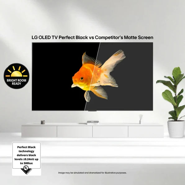 LG OLED83G5WUA 83 inch Class LG OLED evo AI G5 4K Smart TV 2025 with Supplied Wall Mount