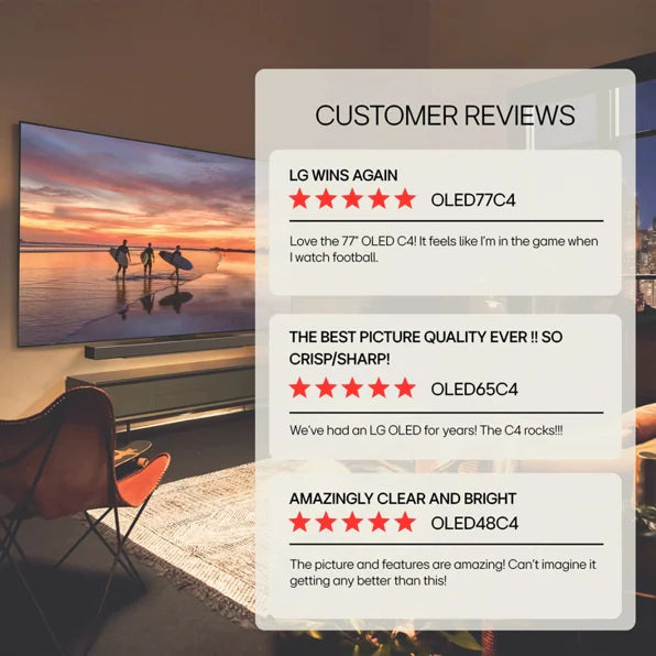 LG 83 inch Class LG OLED evo AI C4 4K Smart TV 2024 - OLED83C4PUA