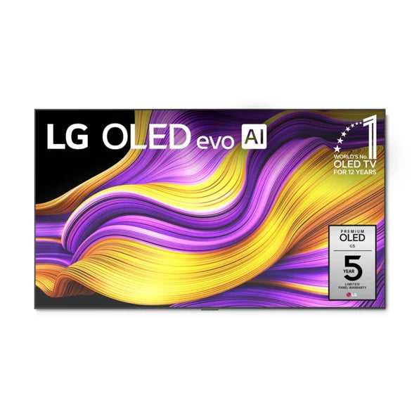 LG OLED83G5WUA 83 inch Class LG OLED evo AI G5 4K Smart TV 2025 with Supplied Wall Mount
