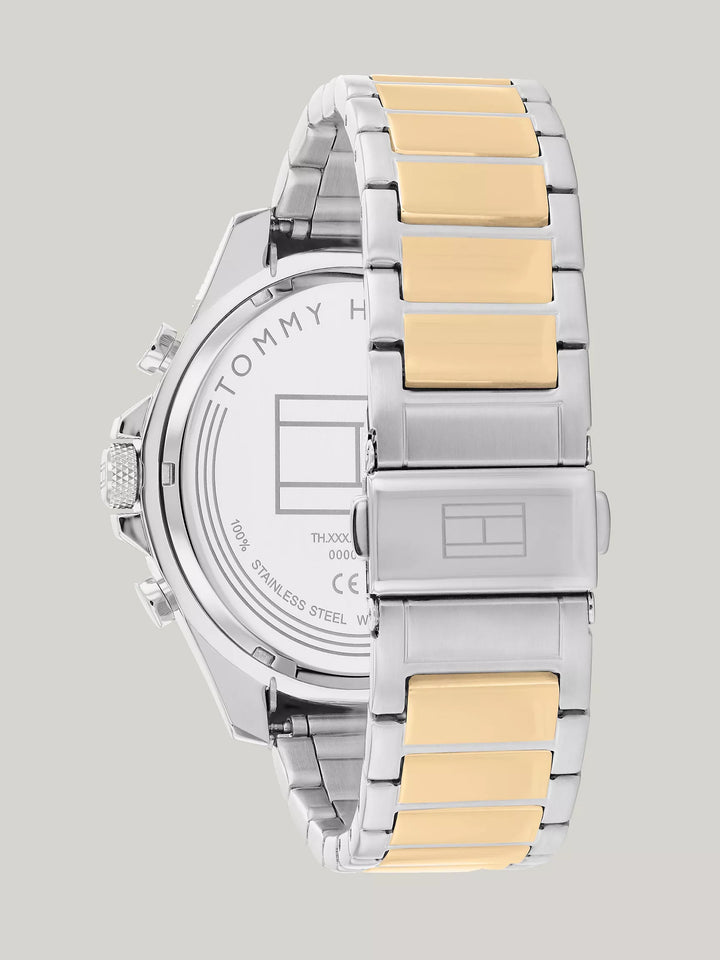 Tommy Hilfiger 46MM Two-Tone Sport Watch