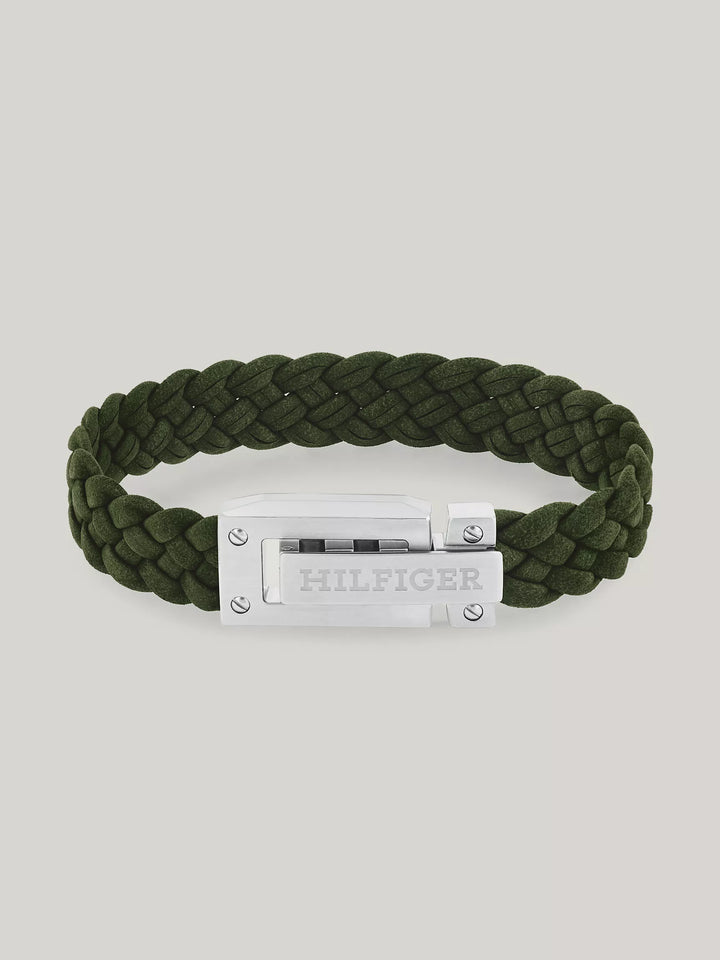 Tommy Hilfiger Flat Braided Suede Bracelet