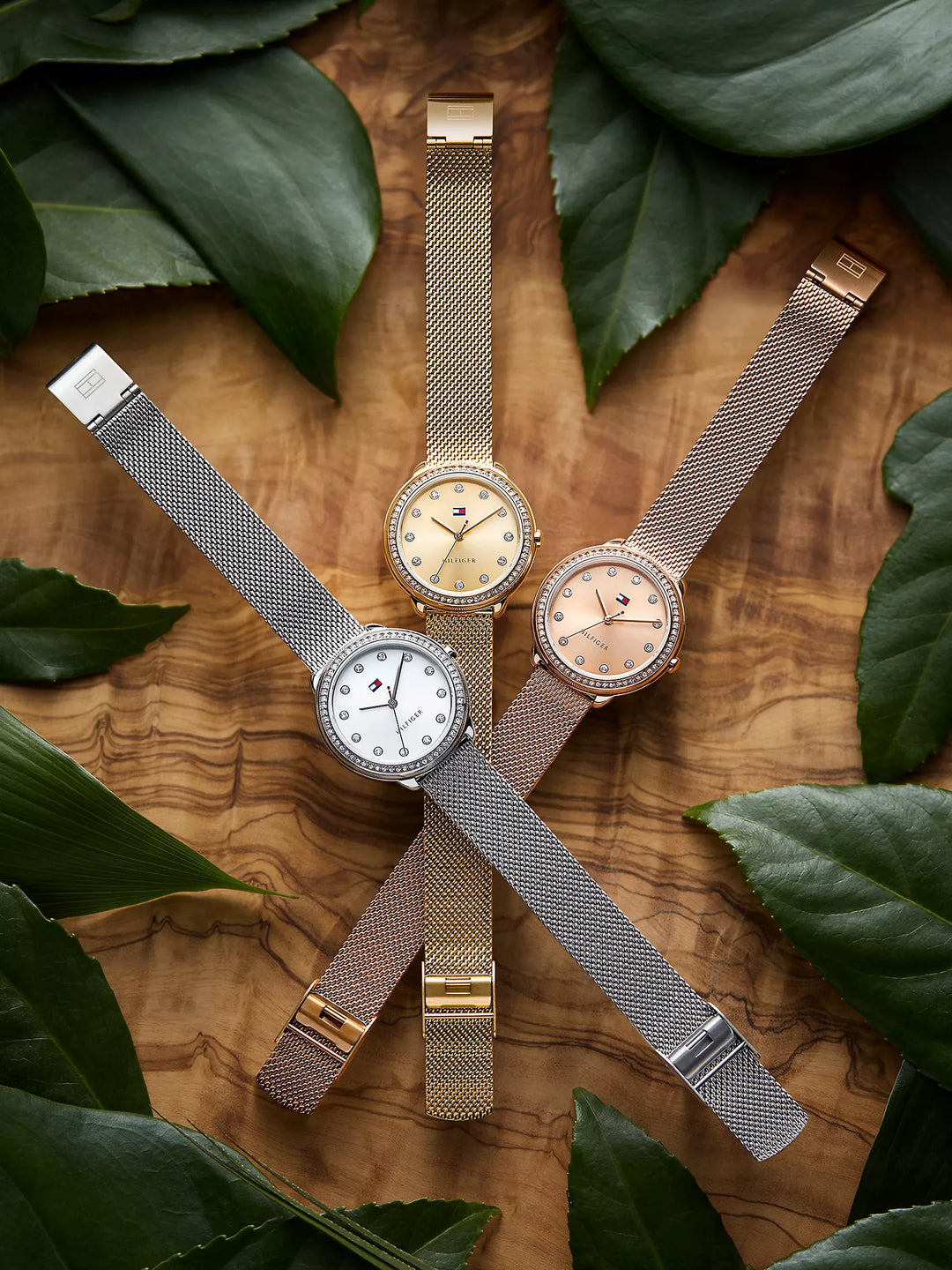 Tommy Hilfiger 32MM Stainless Steel Mesh Bracelet Watch