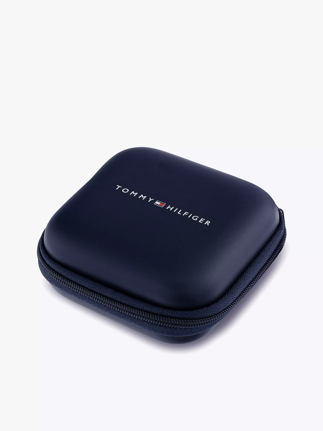 Tommy Hilfiger Crystal Accent Dog Tag Necklace